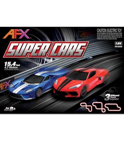 Amazon.com: AFX/Racemasters Infinity Set AFX22033 HO Slot Racing